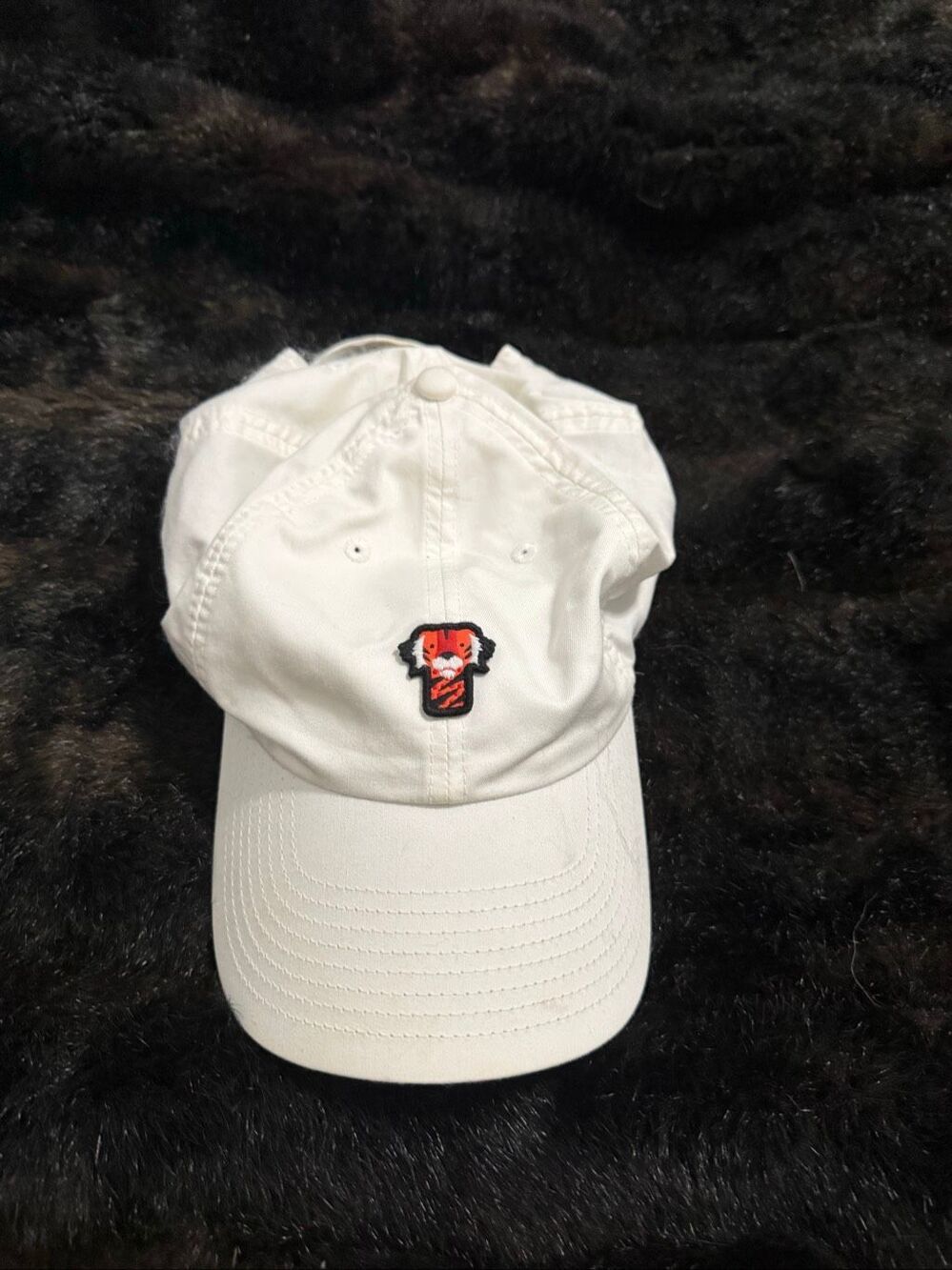 Nike Tiger Woods Frank Hat Mens Strapback White Dri-Fit Heritage86 Golf RARE